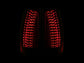ANZO 2007-2011 Cadillac Escalade LED Taillights Chrome