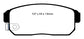 EBC 02-03 Infiniti G20 2.0 Yellowstuff Rear Brake Pads