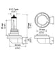 Hella Optilux XB Extreme Type H11 12V 80W Blue Bulbs - Pair