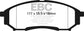 EBC 05-07 Ford F250 (inc Super Duty) 5.4 (2WD) Greenstuff Rear Brake Pads