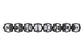 KC HiLiTES Universal 50in. Pro6 Gravity LED 8-Light 160w Combo Beam Radius Light Bar