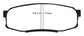 EBC 08+ Lexus LX570 5.7 Yellowstuff Rear Brake Pads