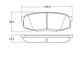 StopTech 07-17 Toyota Tundra Street Performance Rear Brake Pads