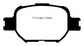 EBC 04-10 Scion TC 2.4 Redstuff Front Brake Pads