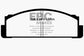 EBC 68-83 Fiat 124 1.6 Greenstuff Front Brake Pads