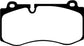 EBC 07-08 Mercedes-Benz CL550 5.5 Redstuff Front Brake Pads