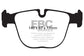 EBC 10+ BMW X5M 4.4 Twin Turbo Redstuff Rear Brake Pads