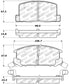 StopTech Performance 1/90-95/00-05 Toyota MR2/Spyder Rear Brake Pads