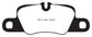 EBC 12-15 Porsche 911 (991) (Cast Iron Rotor only) 3.8 Carrera S Yellowstuff Rear Brake Pads