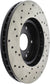 StopTech 99-08 Acura TL (STD Caliber) / 01-03 CL / 04-09 TSX Cross Drilled Left Front Rotor