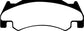 EBC 05-06 Dodge Ram SRT-10 8.3 Greenstuff Front Brake Pads