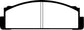 EBC 68-83 Fiat 124 1.6 Greenstuff Front Brake Pads