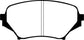 EBC 06-15 Mazda Miata MX5 2.0 Yellowstuff Front Brake Pads