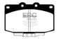 EBC 86-89 Mazda RX7 2.4 (1.3 Rotary)(Vented Rear Rotors) Yellowstuff Front Brake Pads