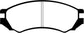 EBC 91-93 Nissan NX 2.0 (ABS) Yellowstuff Front Brake Pads