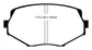 EBC 94-01 Mazda Miata MX-5 Bluestuff Front Brake Pads