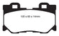EBC 08-13 Infiniti FX50 5.0 Redstuff Rear Brake Pads