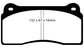 EBC 99-03 Aston Martin DB7 5.9 Bluestuff Front Brake Pads