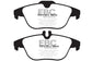 EBC 12-14 Mercedes-Benz C250 (W204) 1.8 Turbo Yellowstuff Rear Brake Pads
