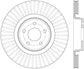 StopTech 14.5+ Ford Focus ST Front Left Slotted Performance Rotor