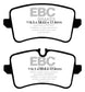 EBC 11 Audi A6 2.0 Turbo Redstuff Rear Brake Pads