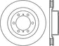StopTech 15-17 Lexus GX Front Slotted Left Cryo Rotor