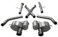 Corsa 2012-21 Jeep Grand Cherokee SRT 2.75in Dual Rear Xtreme Cat-Back Exhaust - Black PVD TipFinish