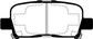 EBC 00-02 Acura MDX 3.5 Greenstuff Rear Brake Pads