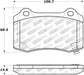 StopTech Performance 10+ Camaro Rear Brake Pads
