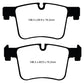 EBC 11+ BMW X3 2.0 Turbo (F25) Yellowstuff Front Brake Pads