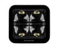 Hella Universal Black Magic 3.2in L.E.D. Cube Kit - Flood Beam (Long Range)