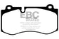 EBC 07-08 Mercedes-Benz CL550 5.5 Redstuff Front Brake Pads