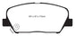 EBC 09+ Hyundai Genesis Coupe 2.0 Turbo Redstuff Front Brake Pads