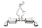 AWE 2020 Toyota Supra A90 Non-Resonated Touring Edition Exhaust - 5in Chrome Silver Tips