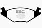 EBC 86-93 Volkswagen Cabriolet 1.8 Redstuff Front Brake Pads