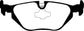 EBC 96-98 BMW Z3 1.9 Redstuff Rear Brake Pads